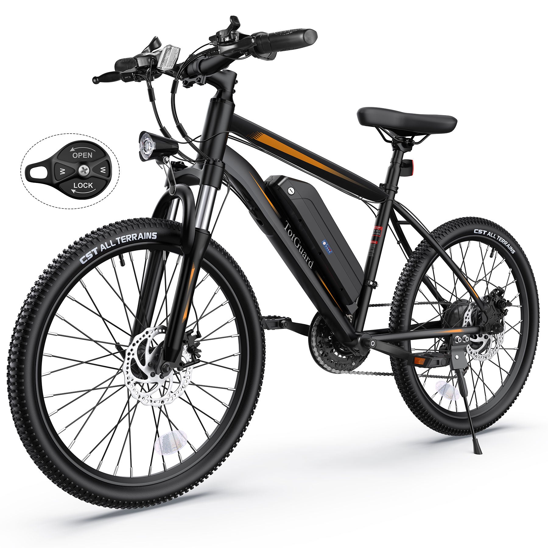 TotGuard T-266 Adult Commuter Electric Mountain Bike - TotGuard
