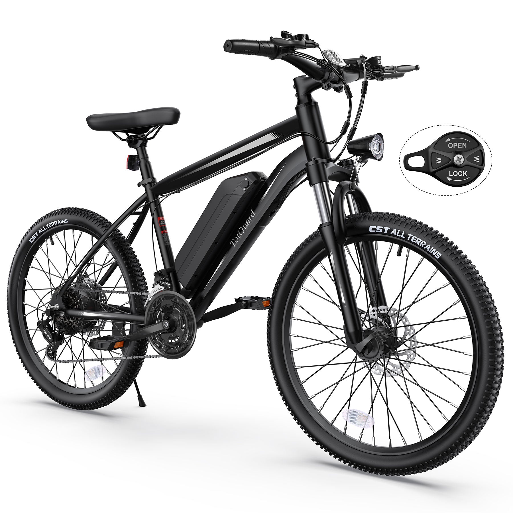 TotGuard T-266 Adult Commuter Electric Mountain Bike - TotGuard