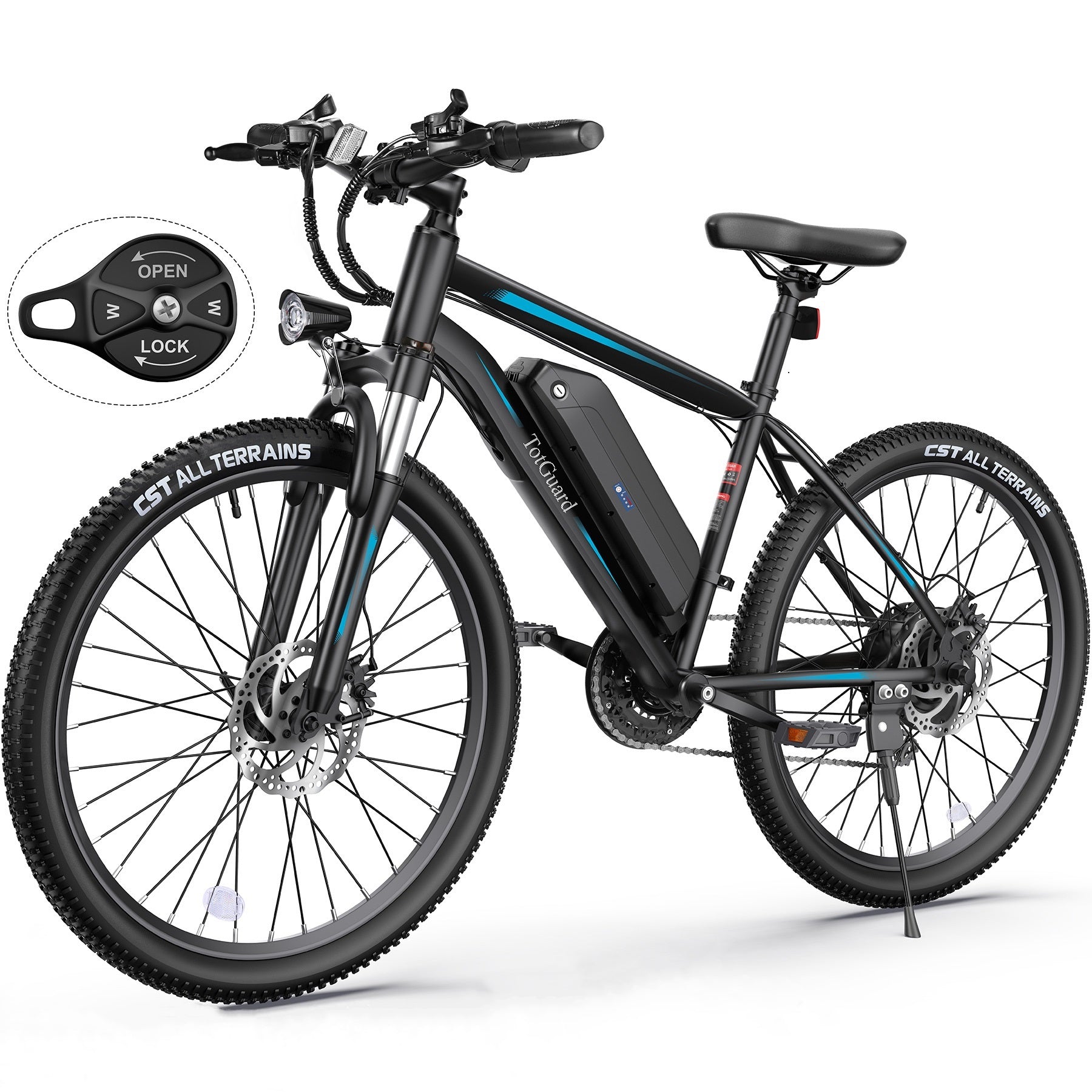 TotGuard T-276 Adult Adventure Electric Mountain Bike - TotGuard