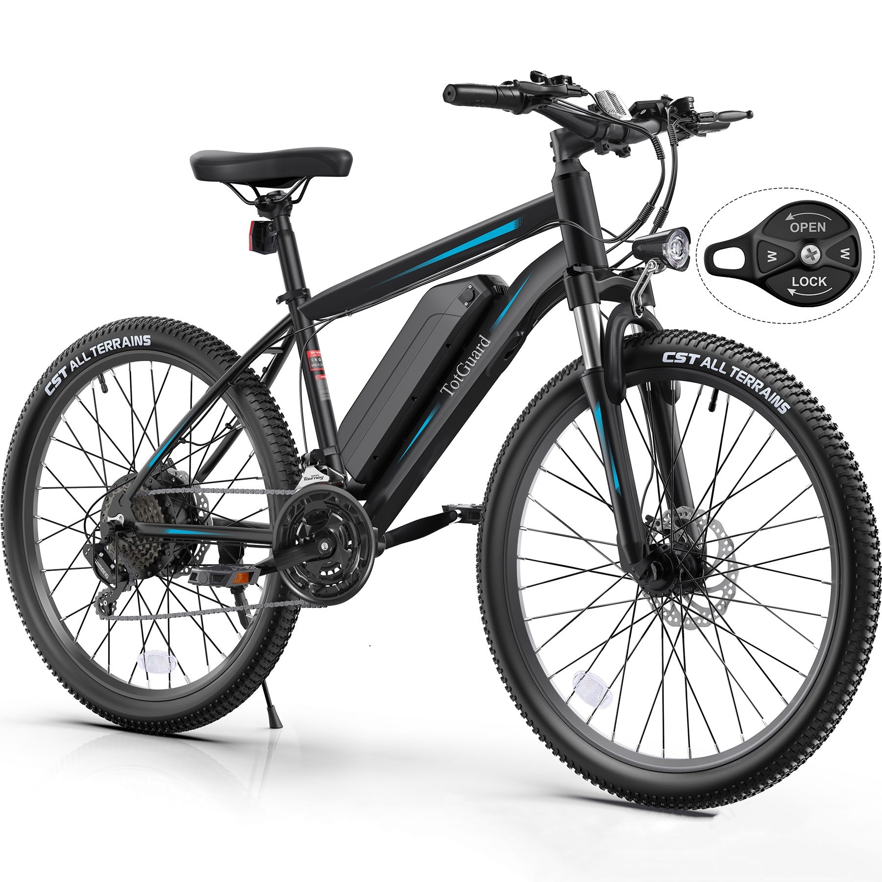TotGuard T-276 Adult Adventure Electric Mountain Bike - TotGuard