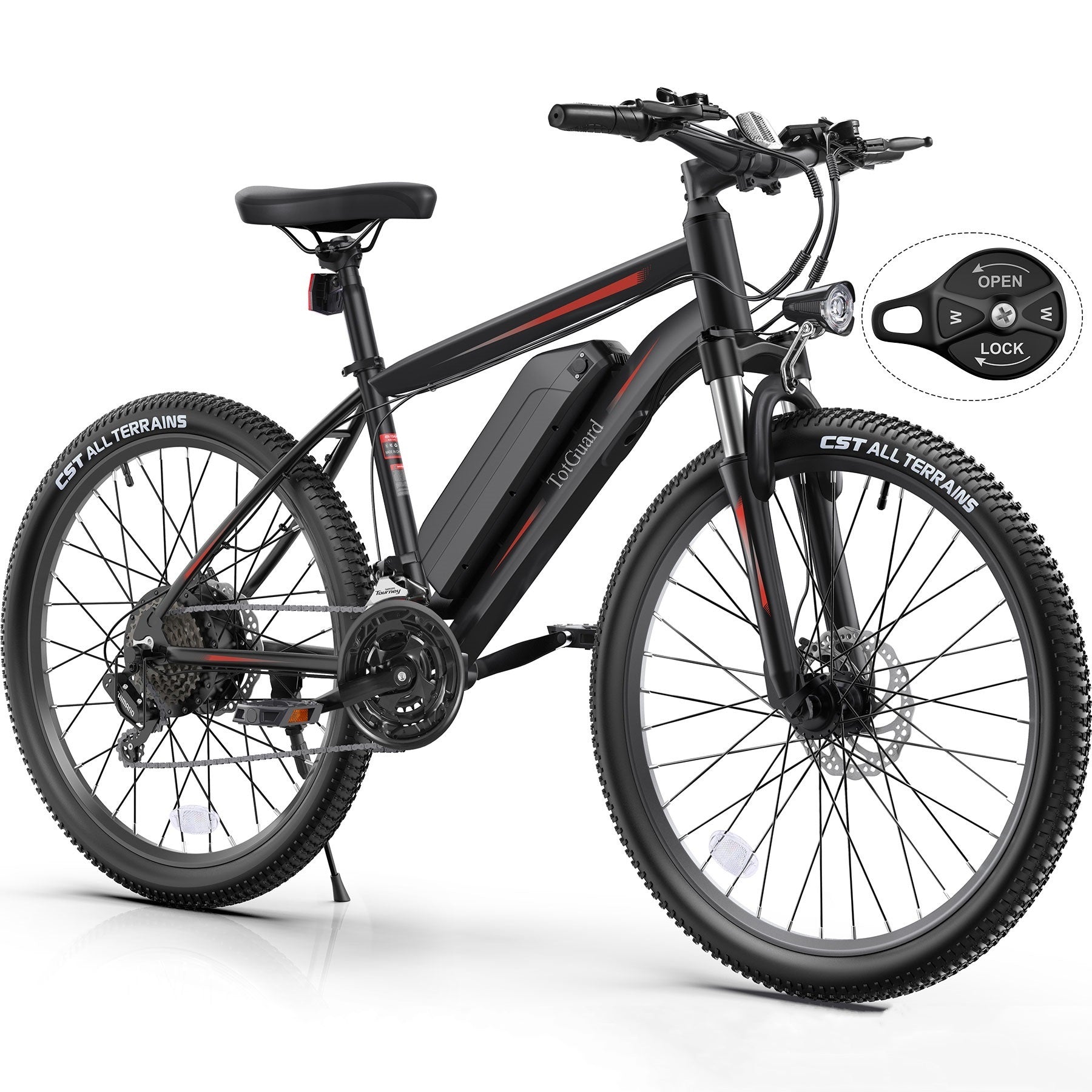 TotGuard T-276 Adult Adventure Electric Mountain Bike - TotGuard