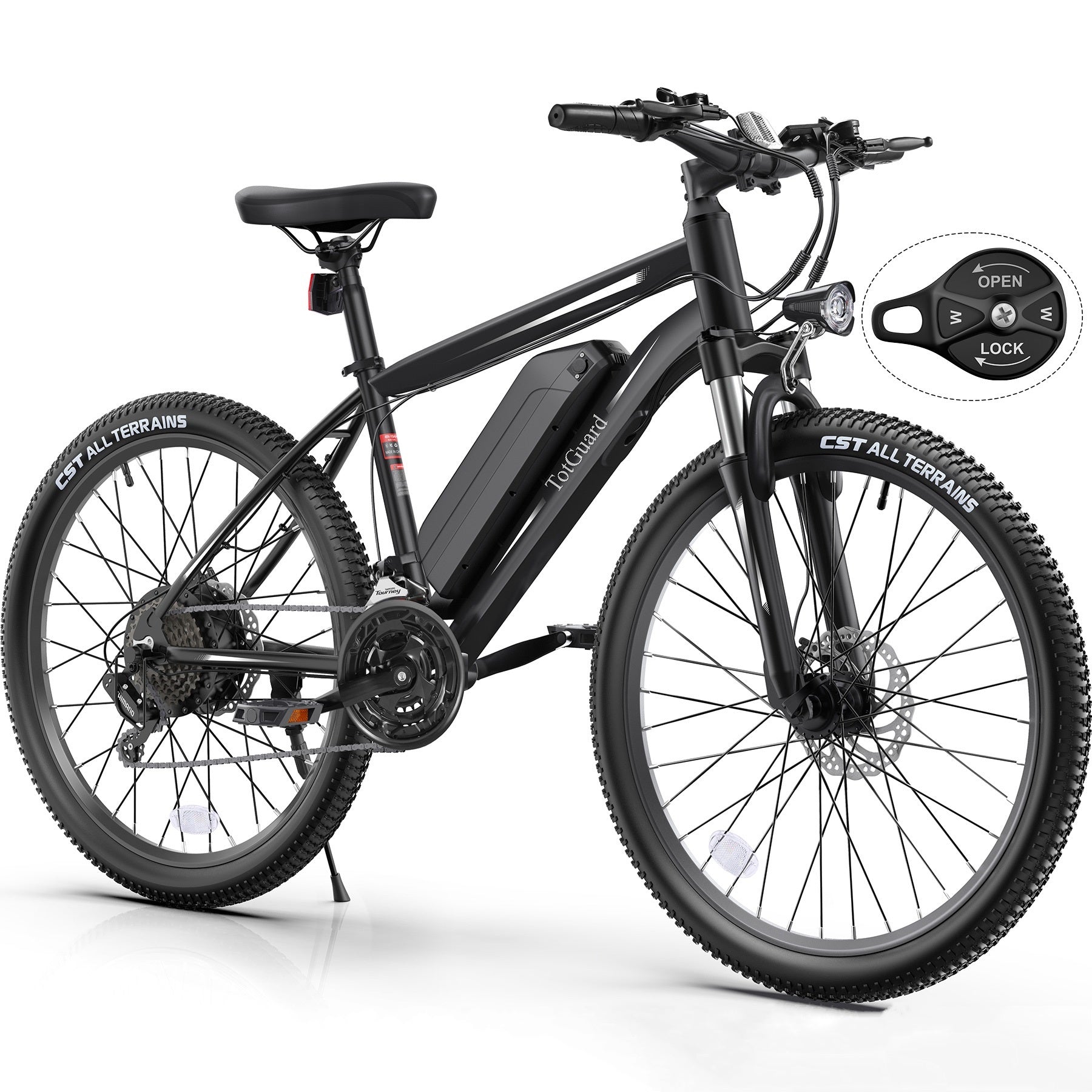 TotGuard T-276 Adult Adventure Electric Mountain Bike - TotGuard