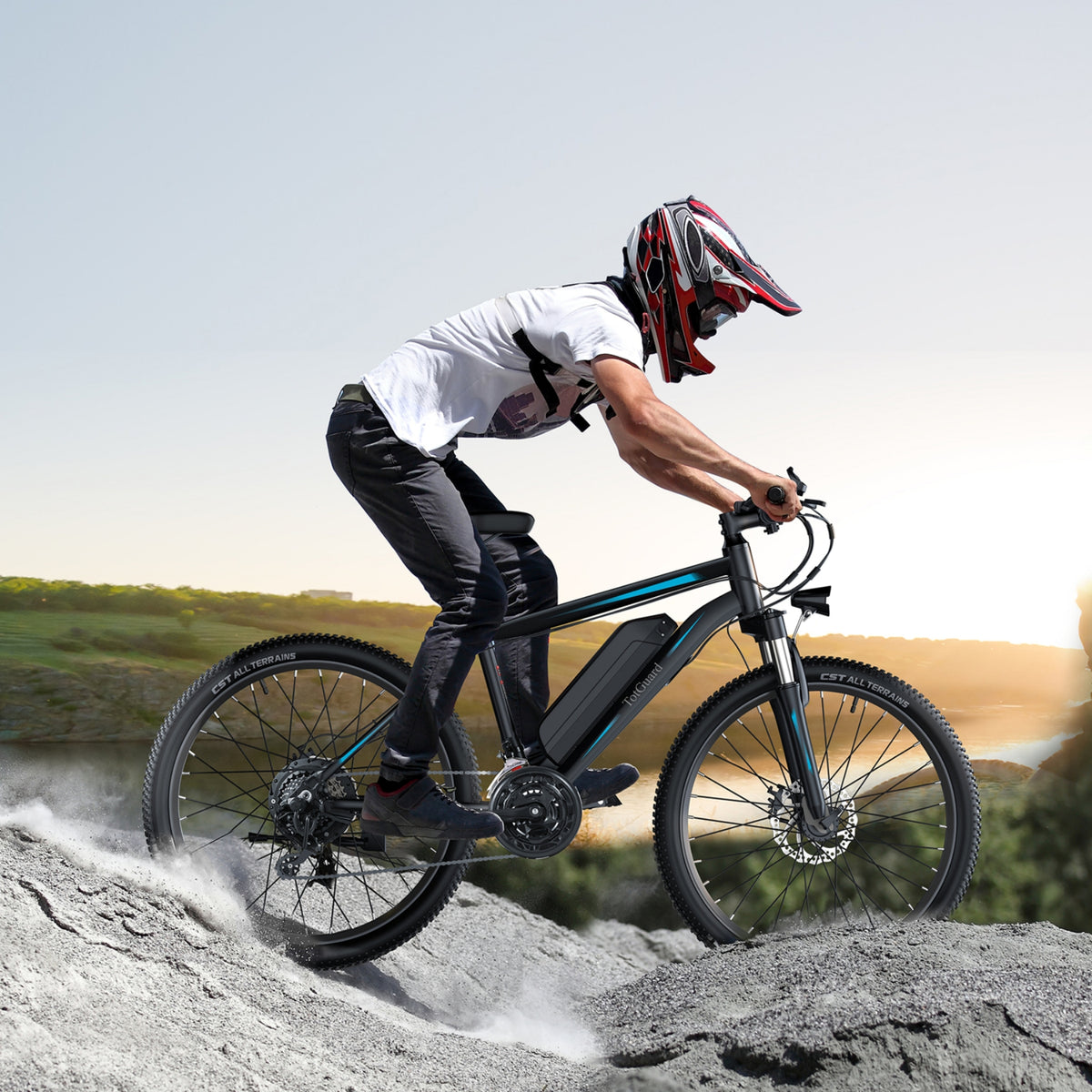TotGuard Chaser Adult Commuter Electric Mountain Bike - TotGuard