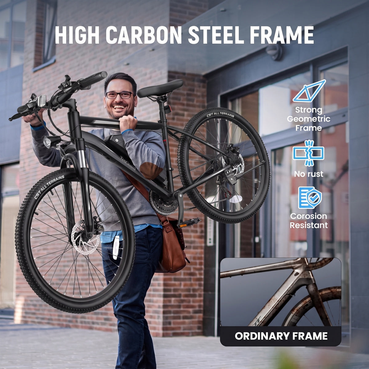 TotGuard Chaser Adult Commuter Electric Mountain Bike - TotGuard