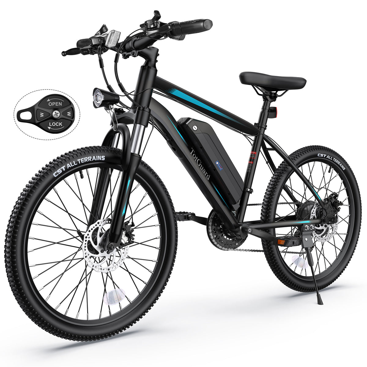 TotGuard Chaser Adult Commuter Electric Mountain Bike - TotGuard