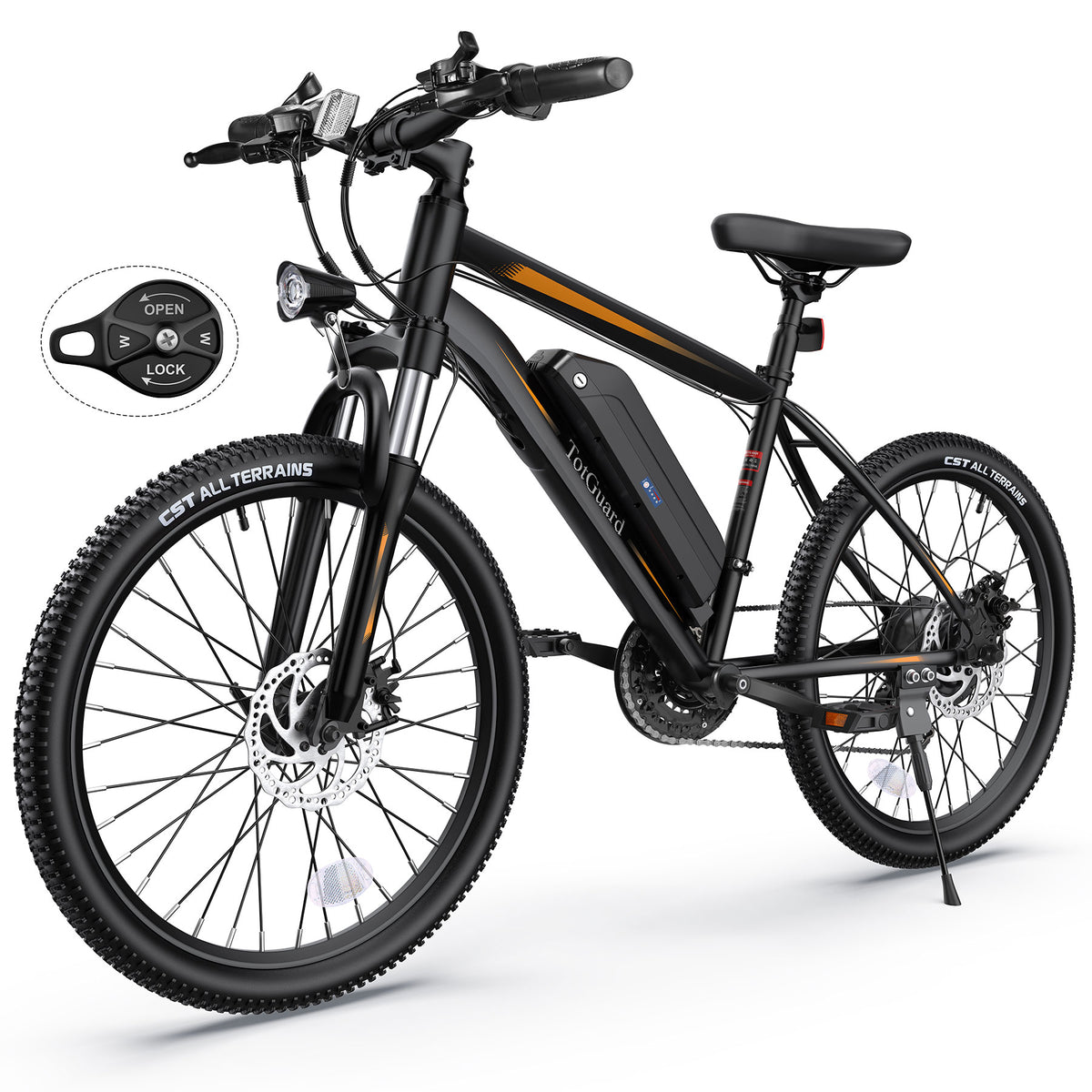 TotGuard Chaser Adult Commuter Electric Mountain Bike - TotGuard