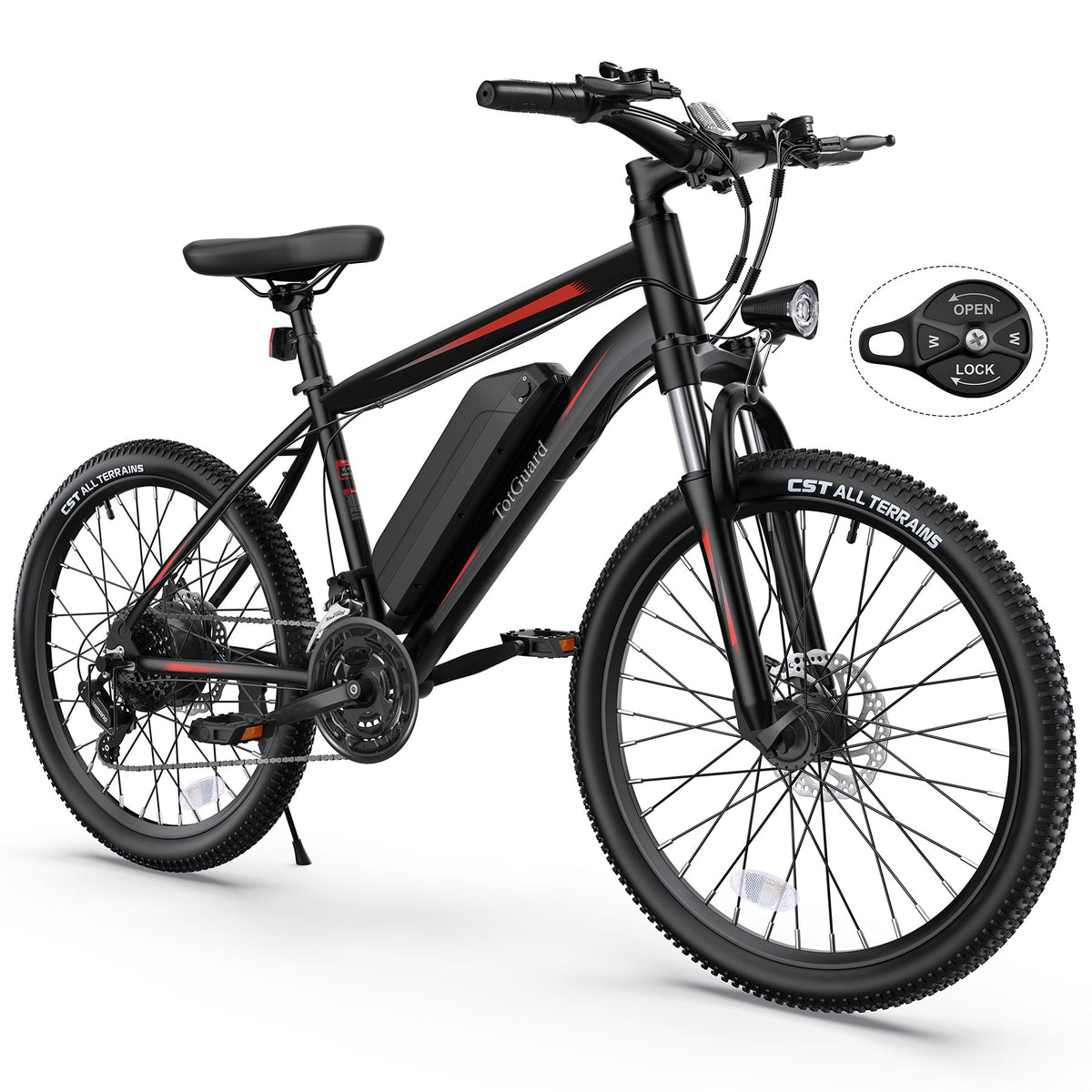 TotGuard Chaser Adult Commuter Electric Mountain Bike - TotGuard