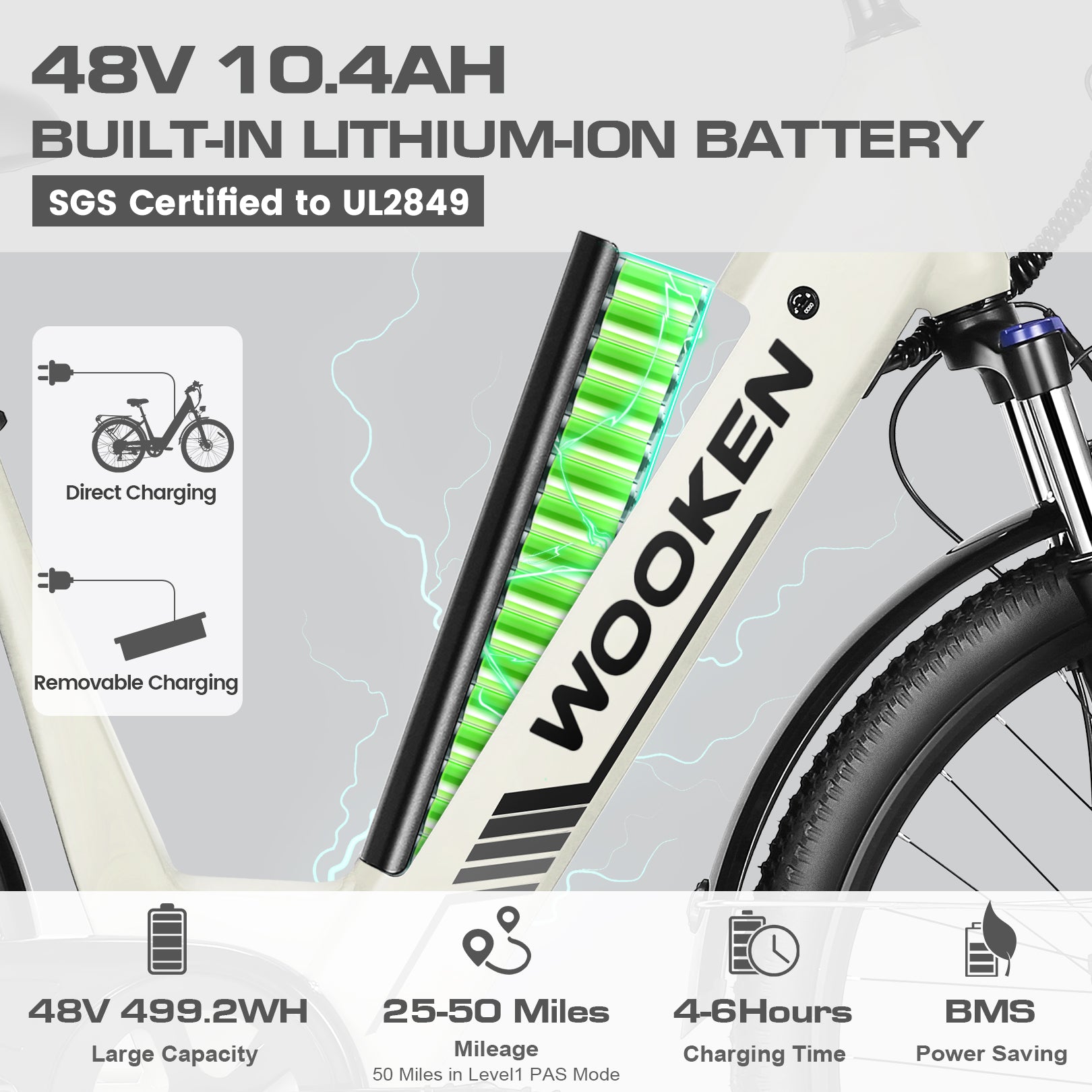 TotGuard PRSWK21 Step Through Commuter Electric Bike