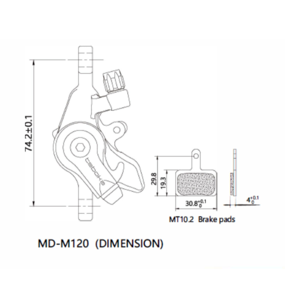 TotGuard Electric Bike Disc Brake Calipers - TotGuard