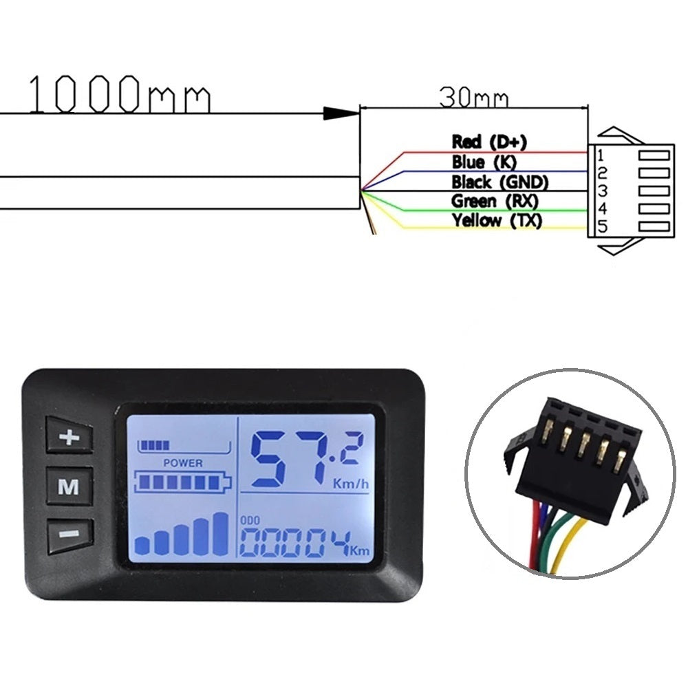 TotGuard Electric Bike LCD Display Meter