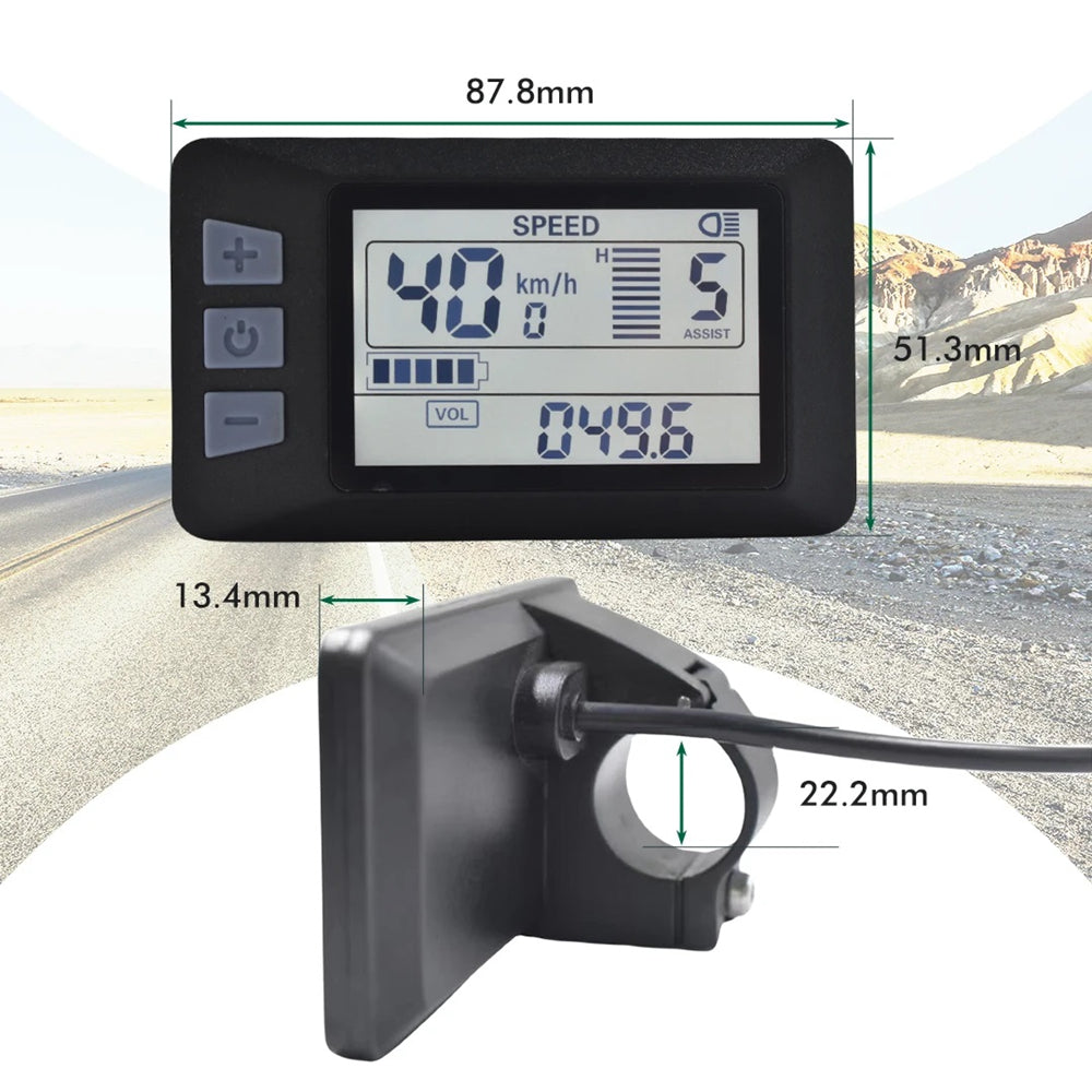 TotGuard Electric Bike LCD Display Meter