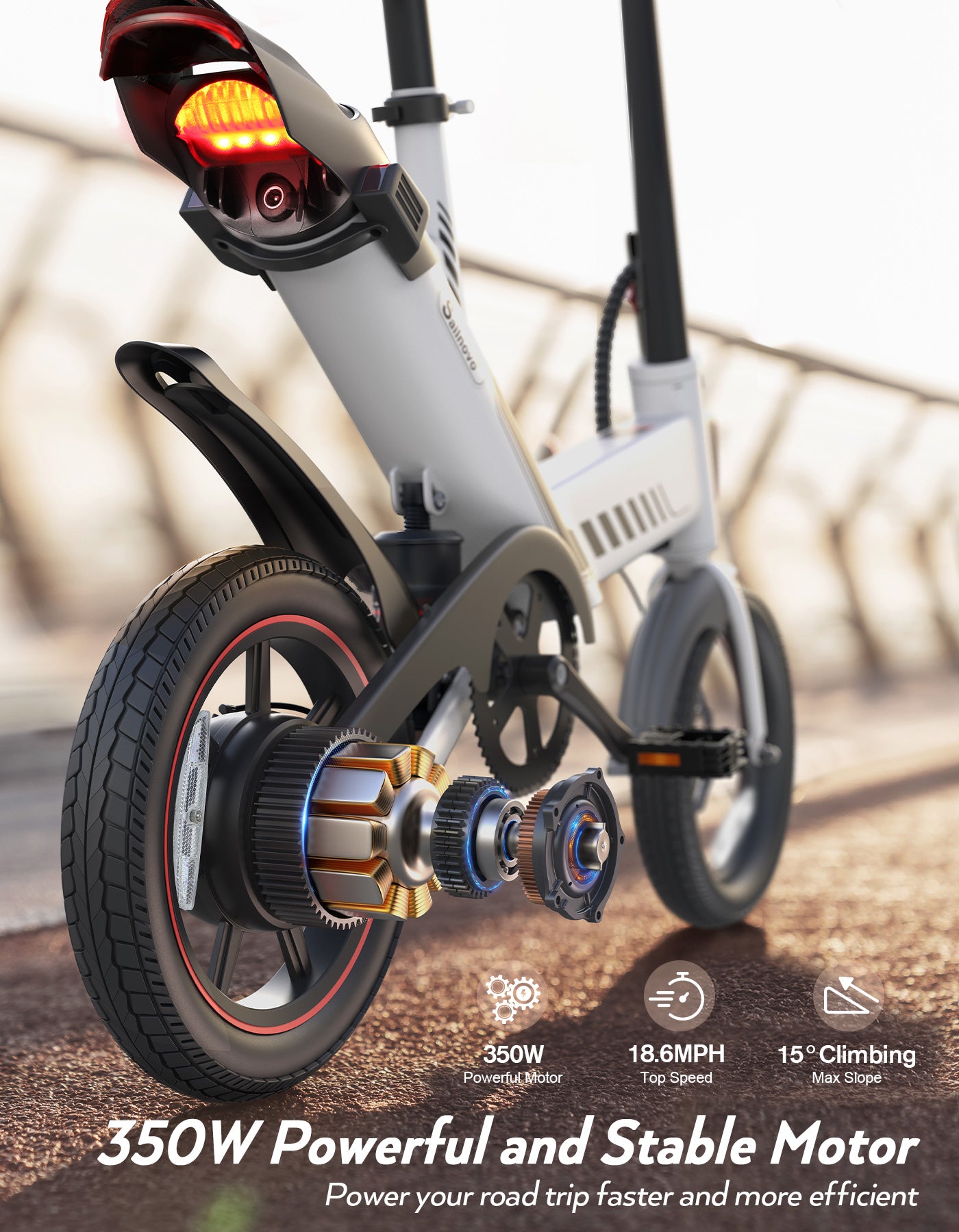 TotGuard Sailnovo Urban Commuter Folding Electric Bike - TotGuard