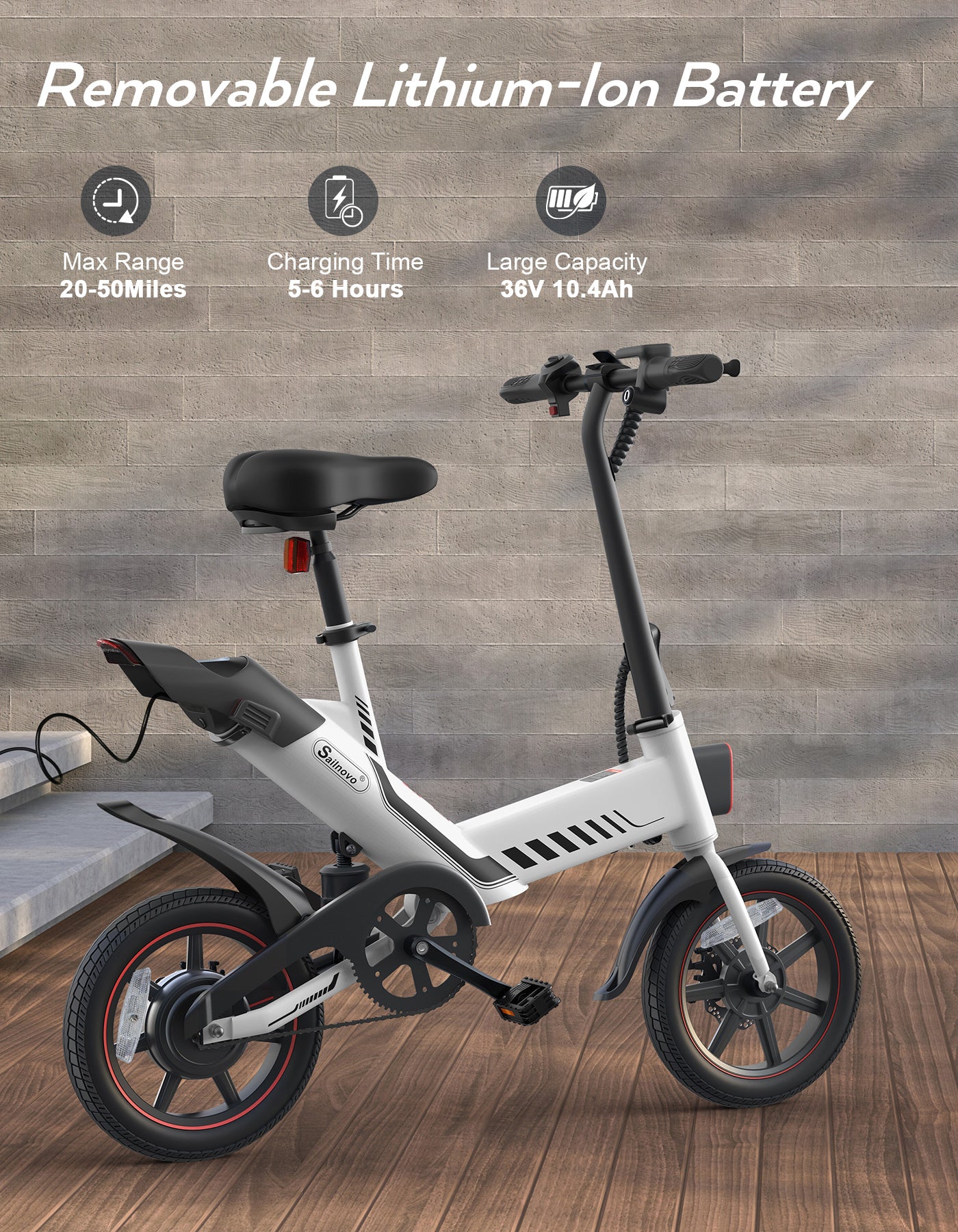 TotGuard Sailnovo Urban Commuter Folding Electric Bike - TotGuard