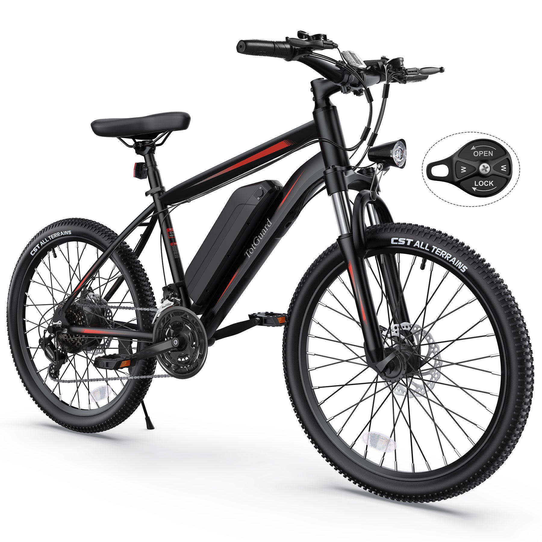 TotGuard T-266 Adult Commuter Electric Mountain Bike - TotGuard