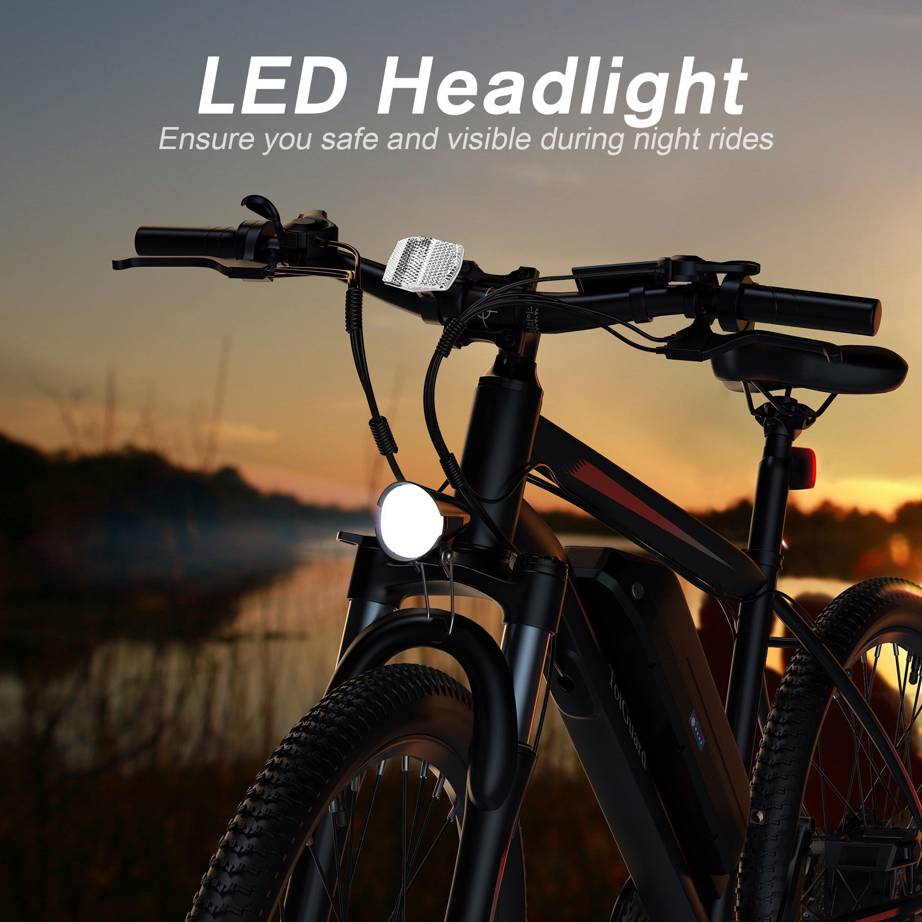 TotGuard T-266 Adult Commuter Electric Mountain Bike - TotGuard