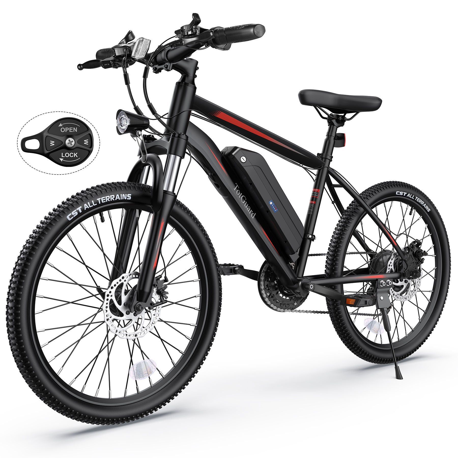 TotGuard T-266 Adult Commuter Electric Mountain Bike - TotGuard