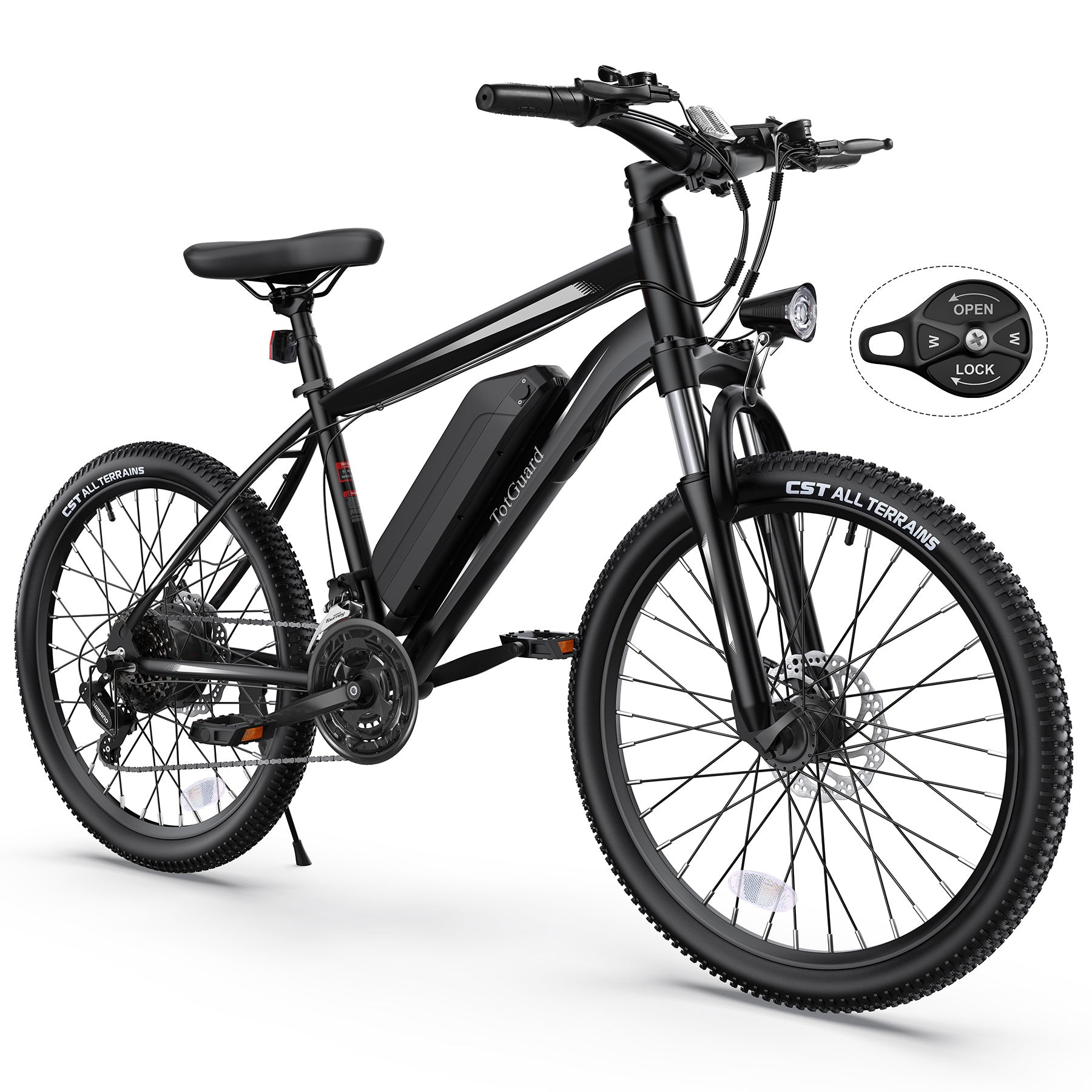 TotGuard Rider Adult Commuter Electric Mountain Bike - TotGuard