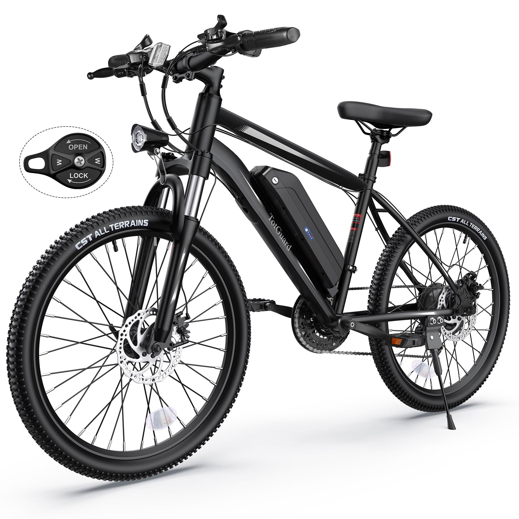TotGuard T-266 Adult Commuter Electric Mountain Bike - TotGuard