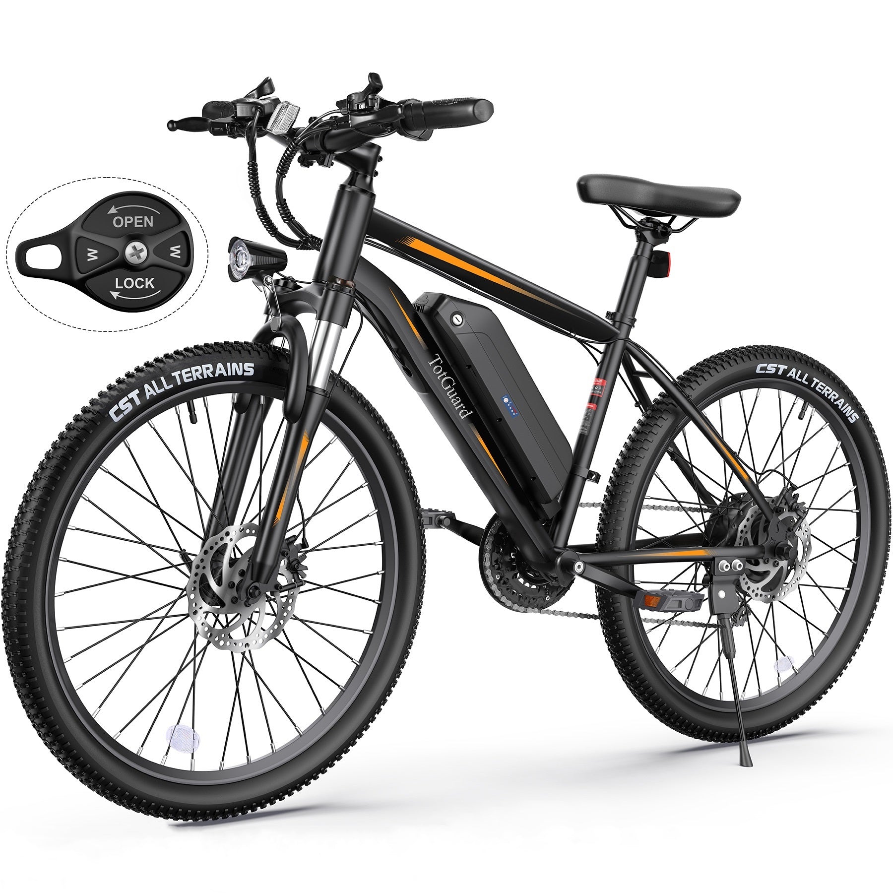 TotGuard T-276 Adult Adventure Electric Mountain Bike - TotGuard