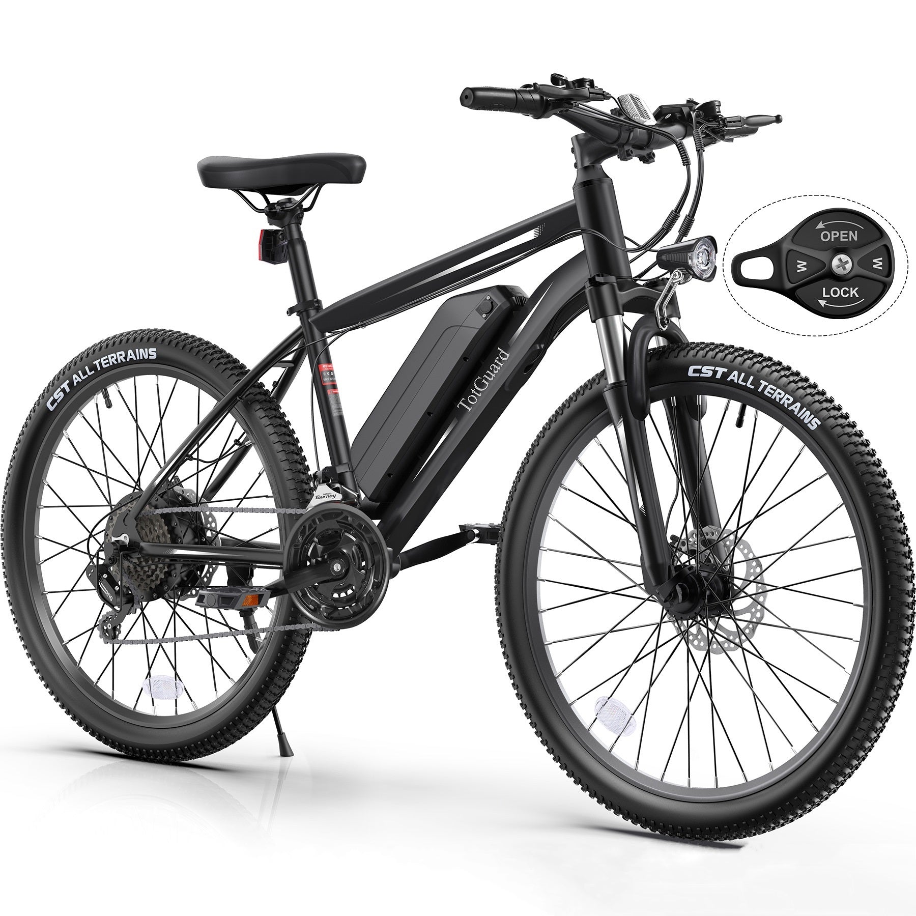 TotGuard Rider Max Adult Adventure Electric Mountain Bike - TotGuard