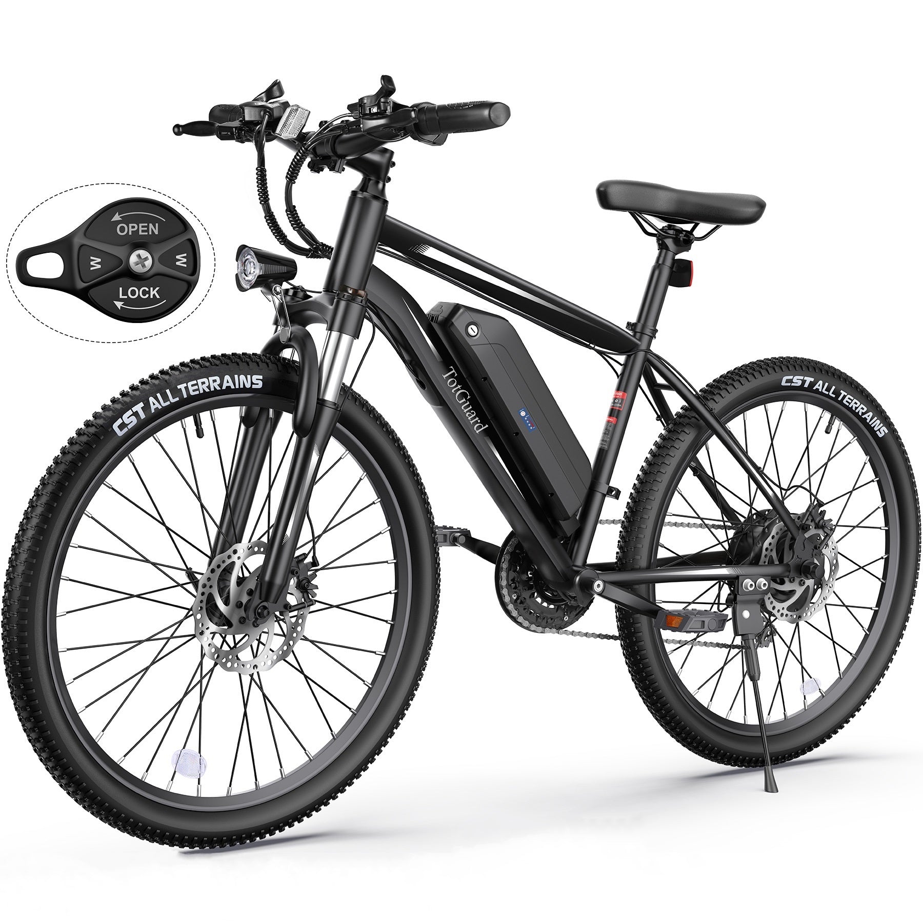 TotGuard Rider Max Adult Adventure Electric Mountain Bike - TotGuard