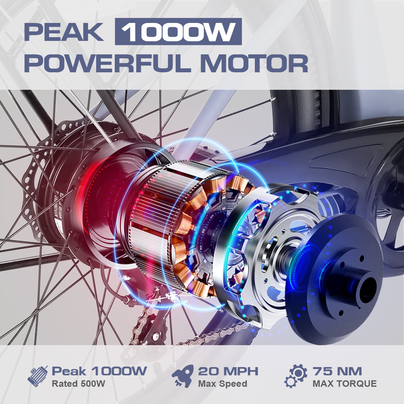TotGuard PRSWK21 Step Through Commuter Electric Bike
