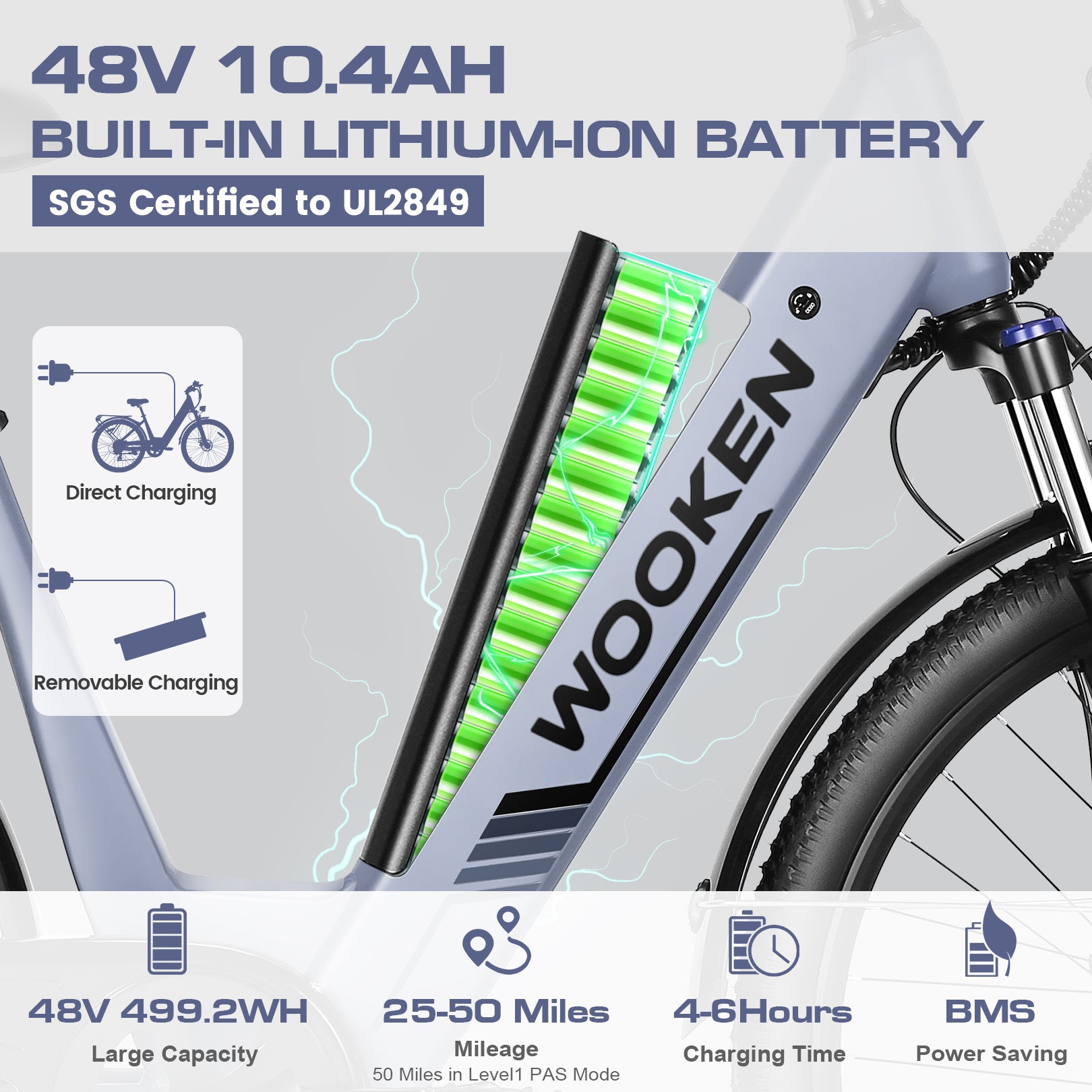 TotGuard PRSWK21 Step Through Commuter Electric Bike