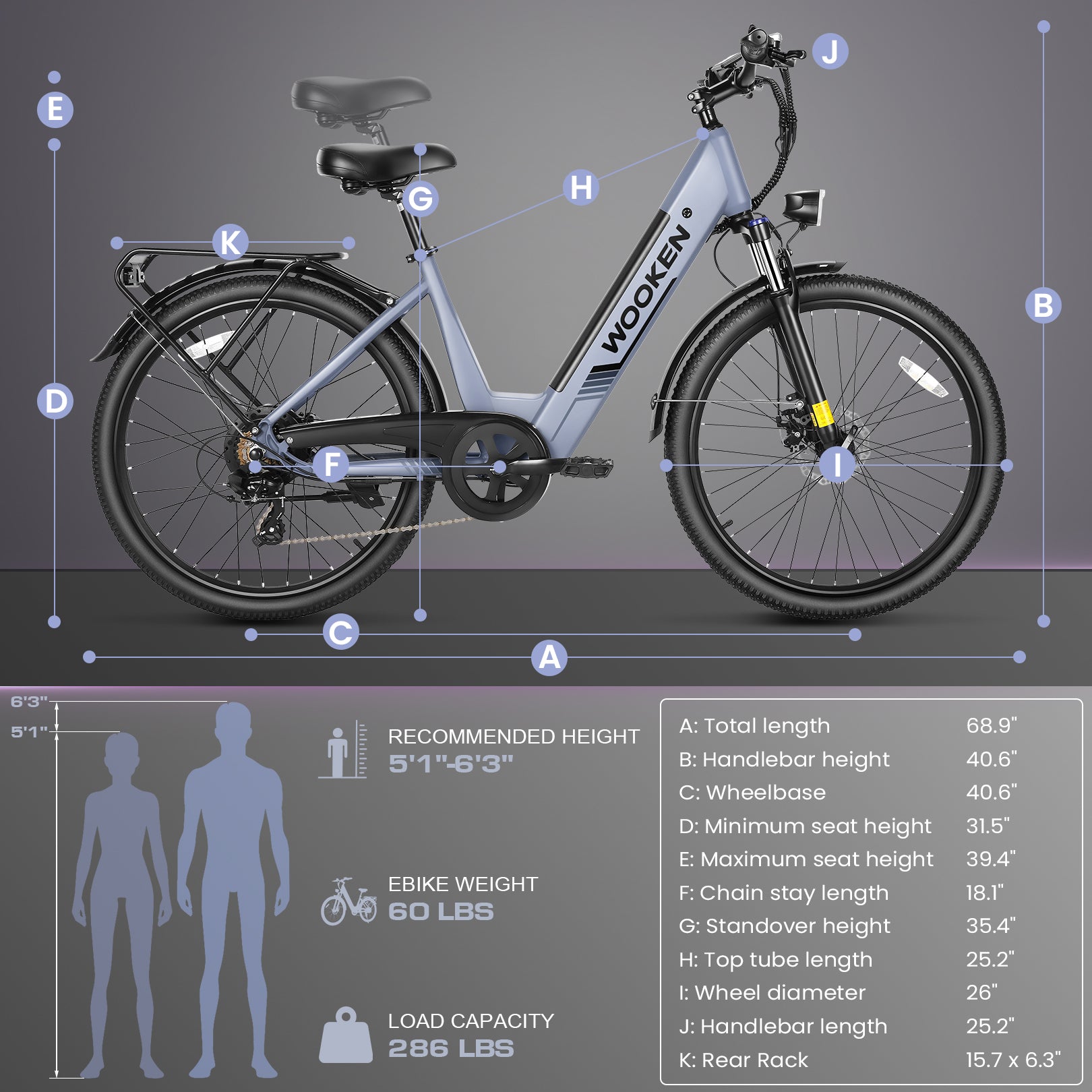 TotGuard PRSWK21 Step Through Commuter Electric Bike