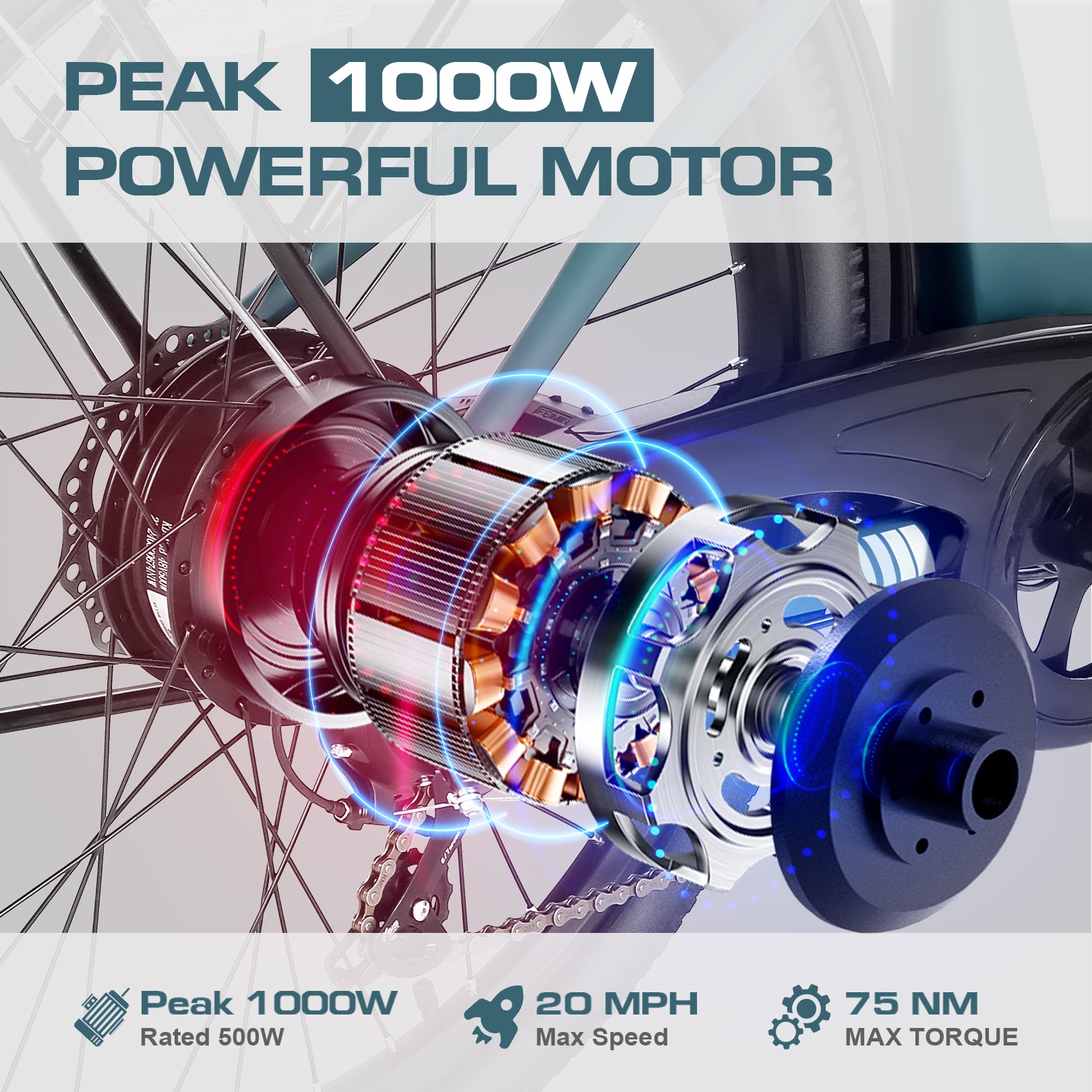 TotGuard PRSWK21 Step Through Commuter Electric Bike