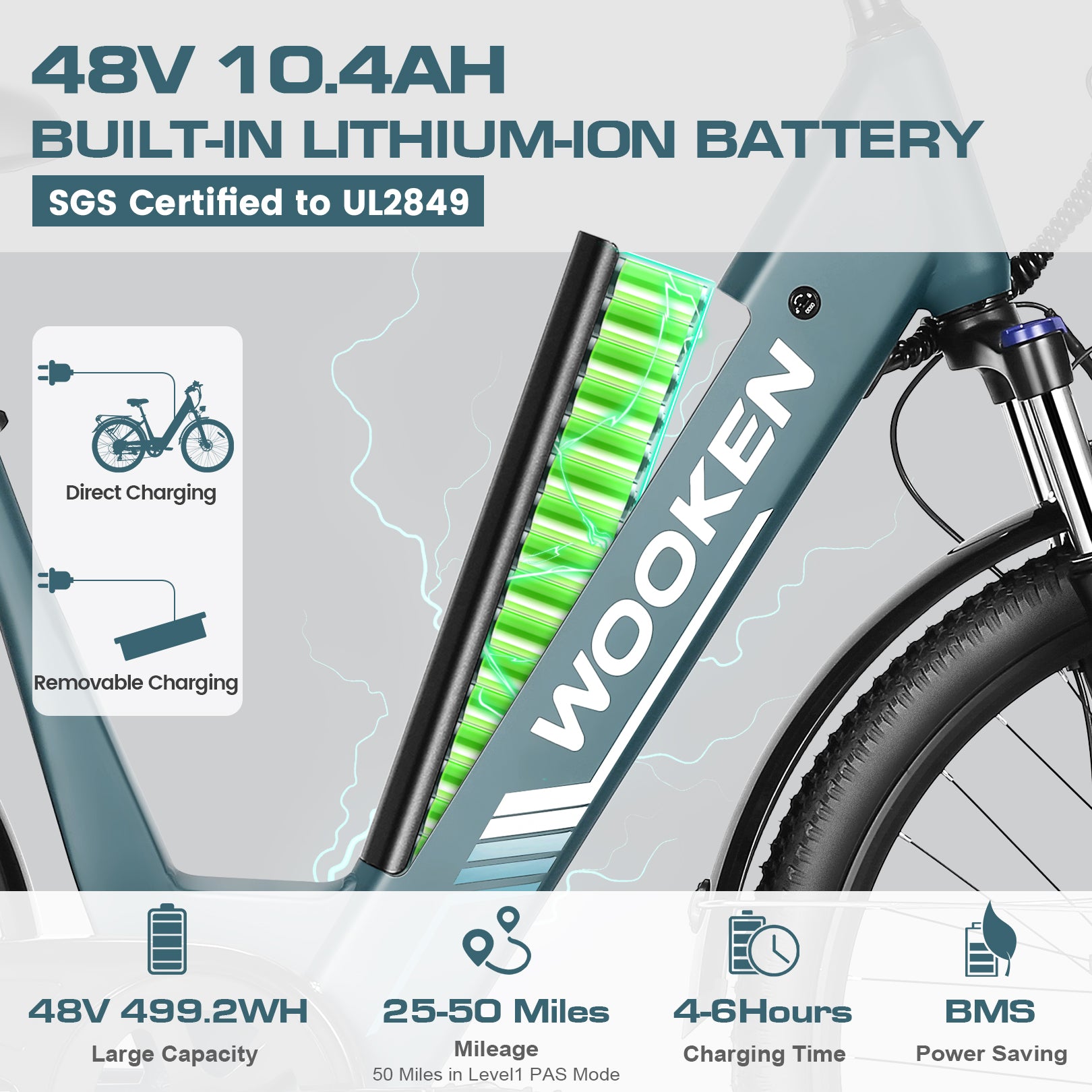 TotGuard PRSWK21 Step Through Commuter Electric Bike