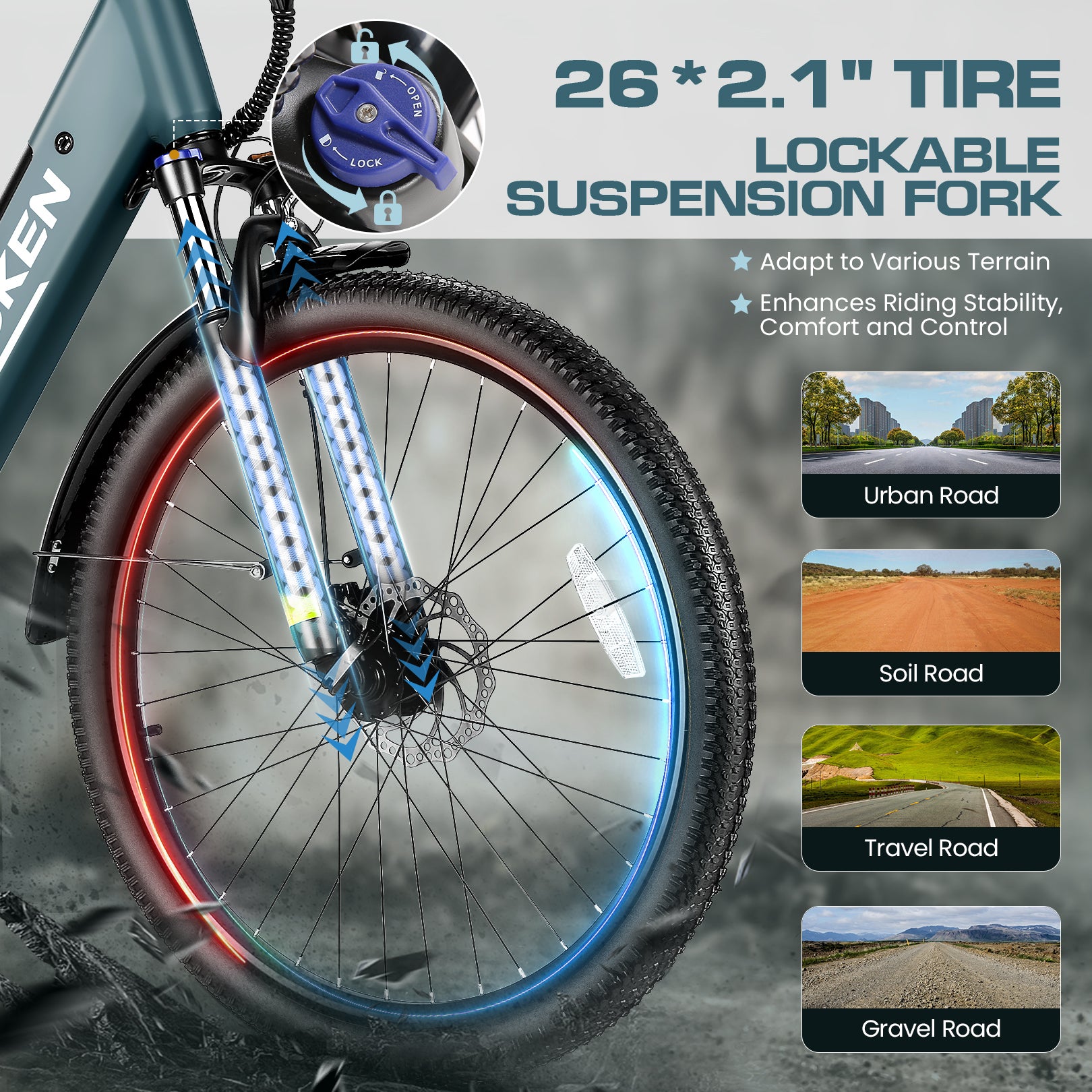 TotGuard PRSWK21 Step Through Commuter Electric Bike