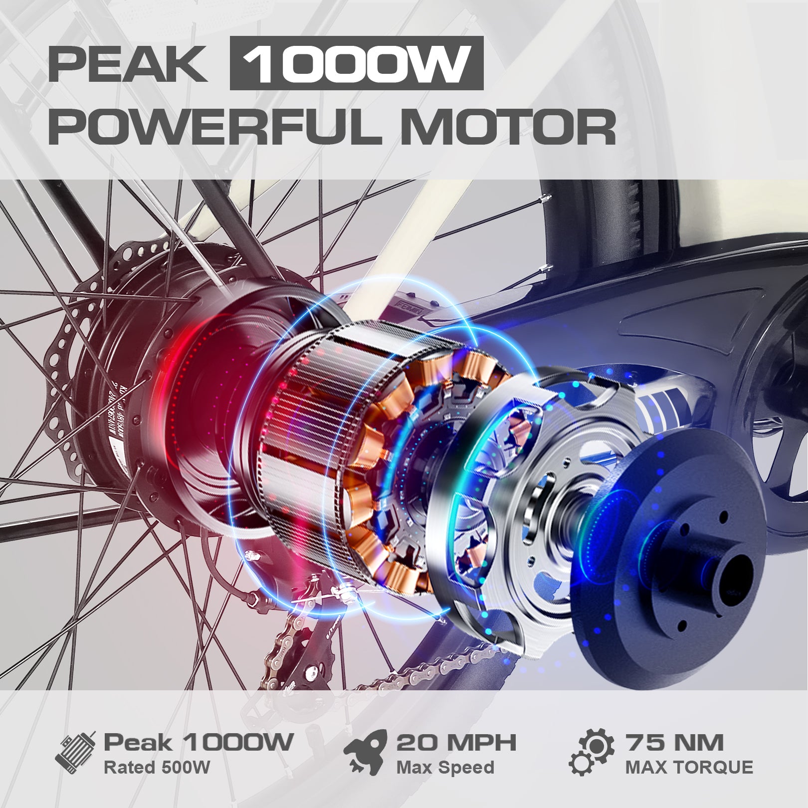 TotGuard PRSWK21 Step Through Commuter Electric Bike
