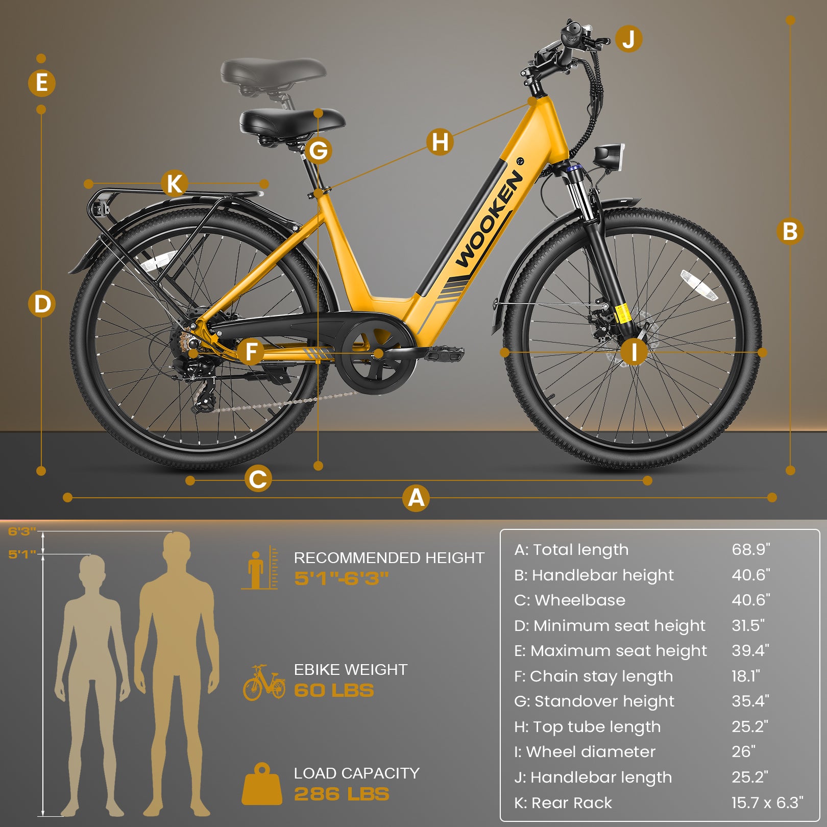 TotGuard PRSWK21 Step Through Commuter Electric Bike