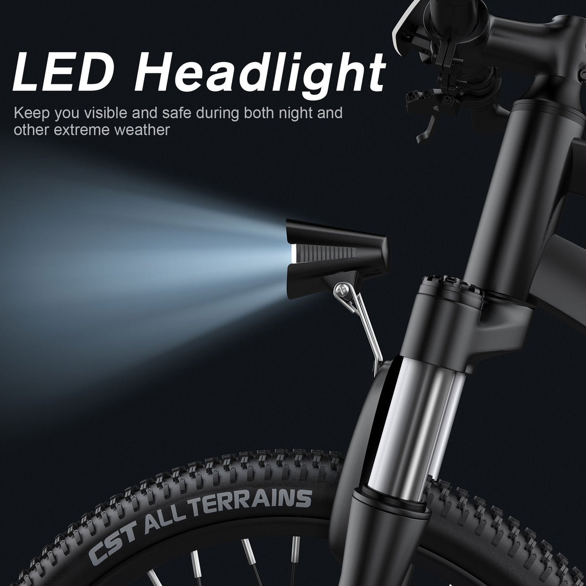 TotGuard Trekker Hardtail Trail Electric Mountain Bike - TotGuard