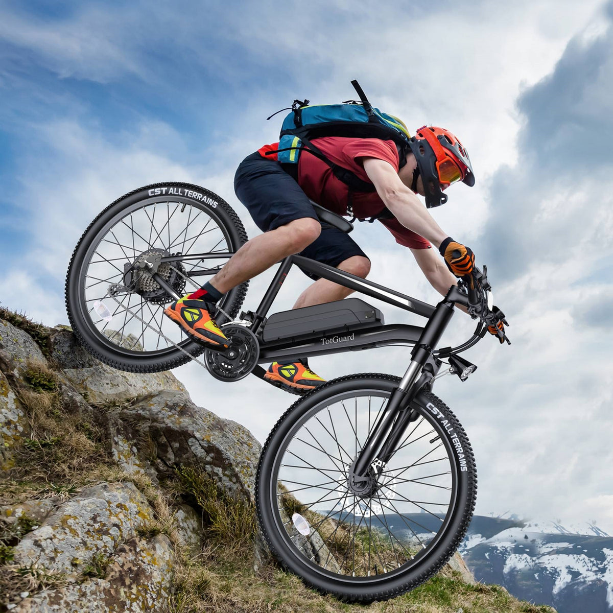 TotGuard Trekker Hardtail Trail Electric Mountain Bike - TotGuard