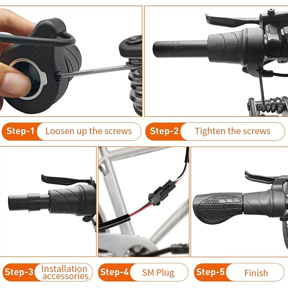 TotGuard Electric Bike Half Twist Throttles