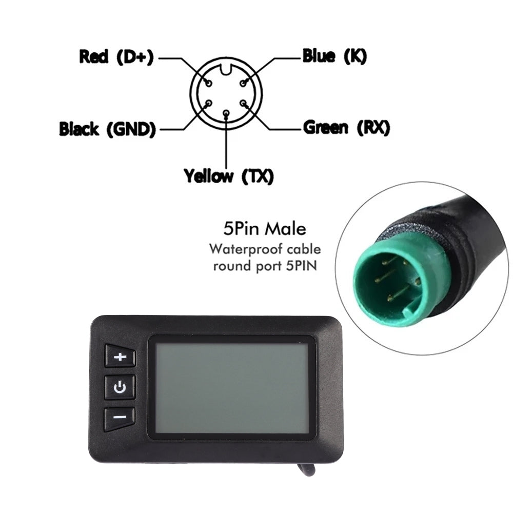 TotGuard Electric Bike LCD Display Meter - TotGuard