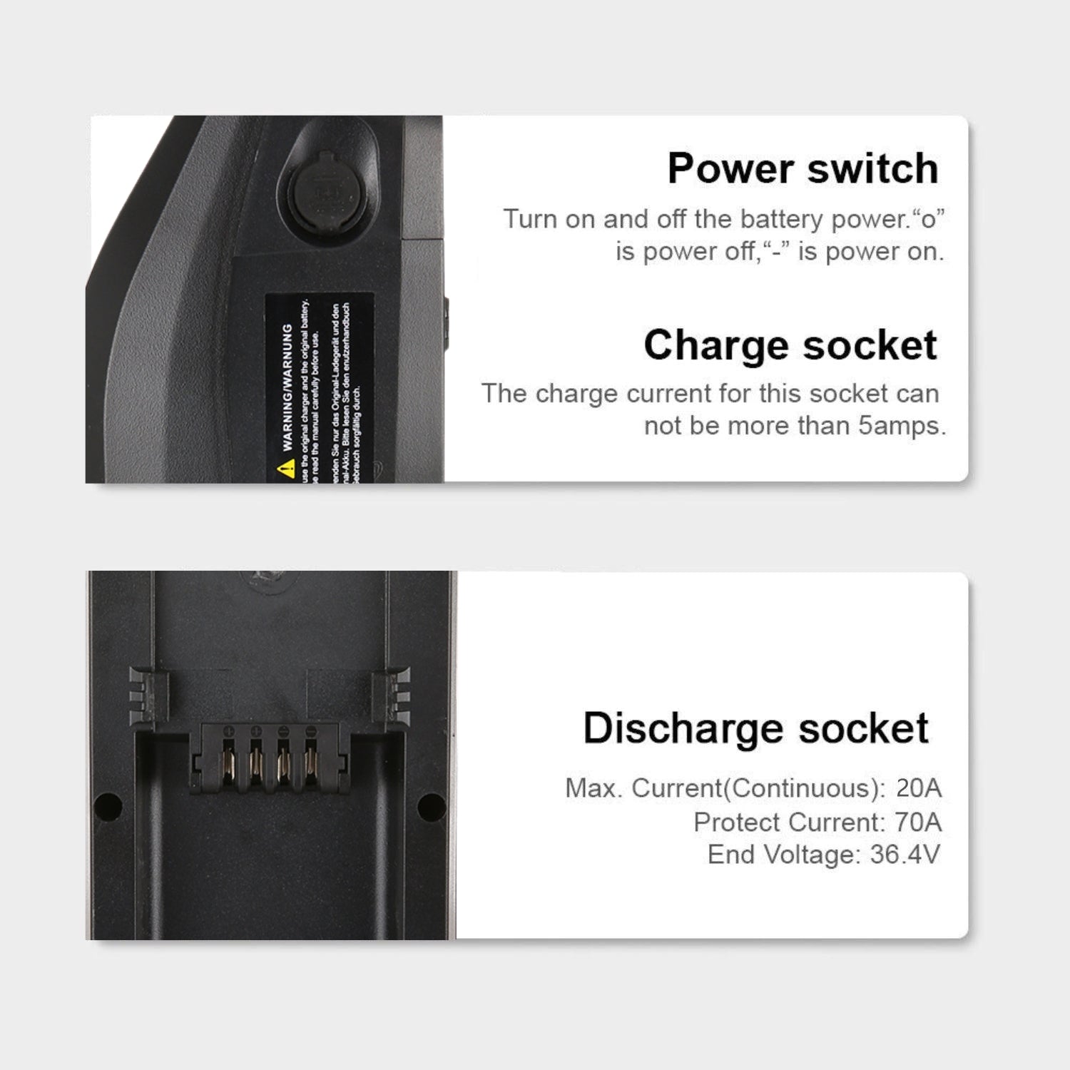 TotGuard Electric Bike Battery for Rider Max - TotGuard